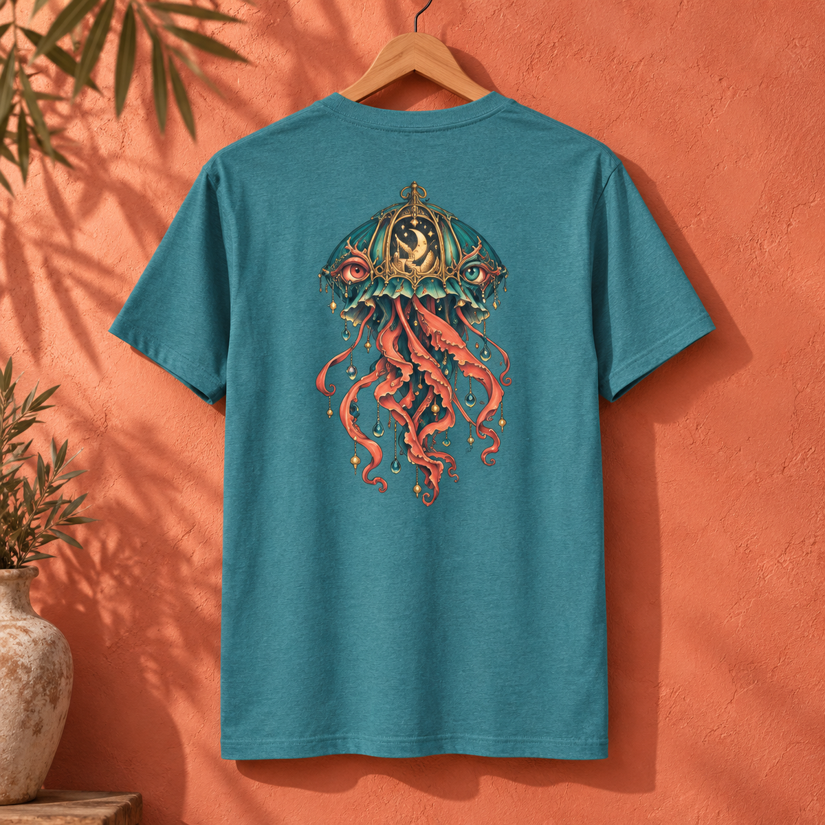 Lost Dreams | Heather Galapagos Blue Psychedelic Pop Surrealism Unisex T-Shirt