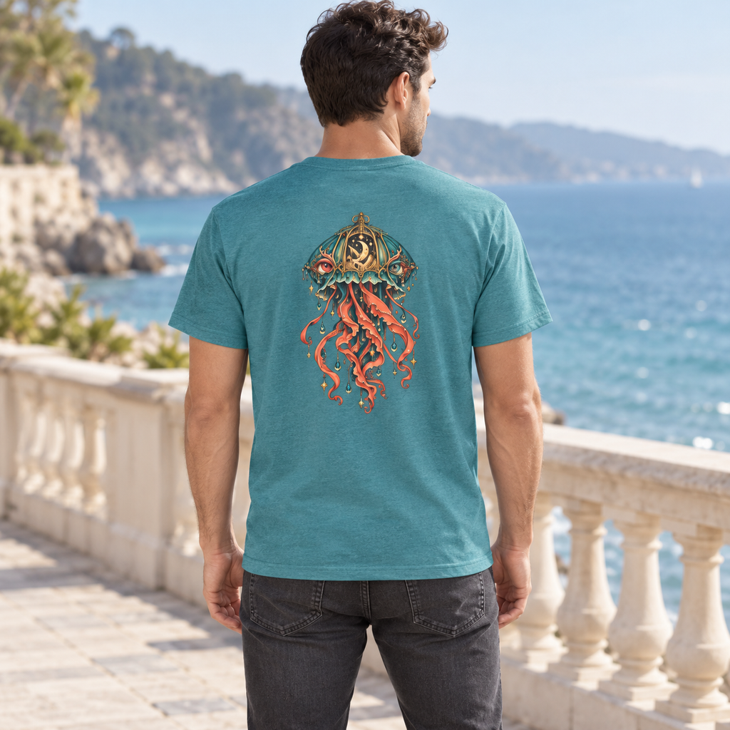 Lost Dreams | Heather Galapagos Blue Psychedelic Pop Surrealism Unisex T-Shirt