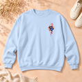 Inside Out | Light Blue Psychedelic Pop Surrealism Unisex Crew Neck Sweatshirt